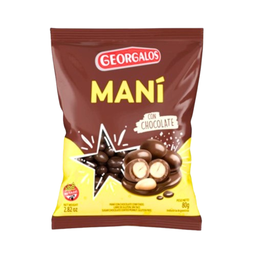 GEORGALOS MANI C/CHOCOLATE 80G